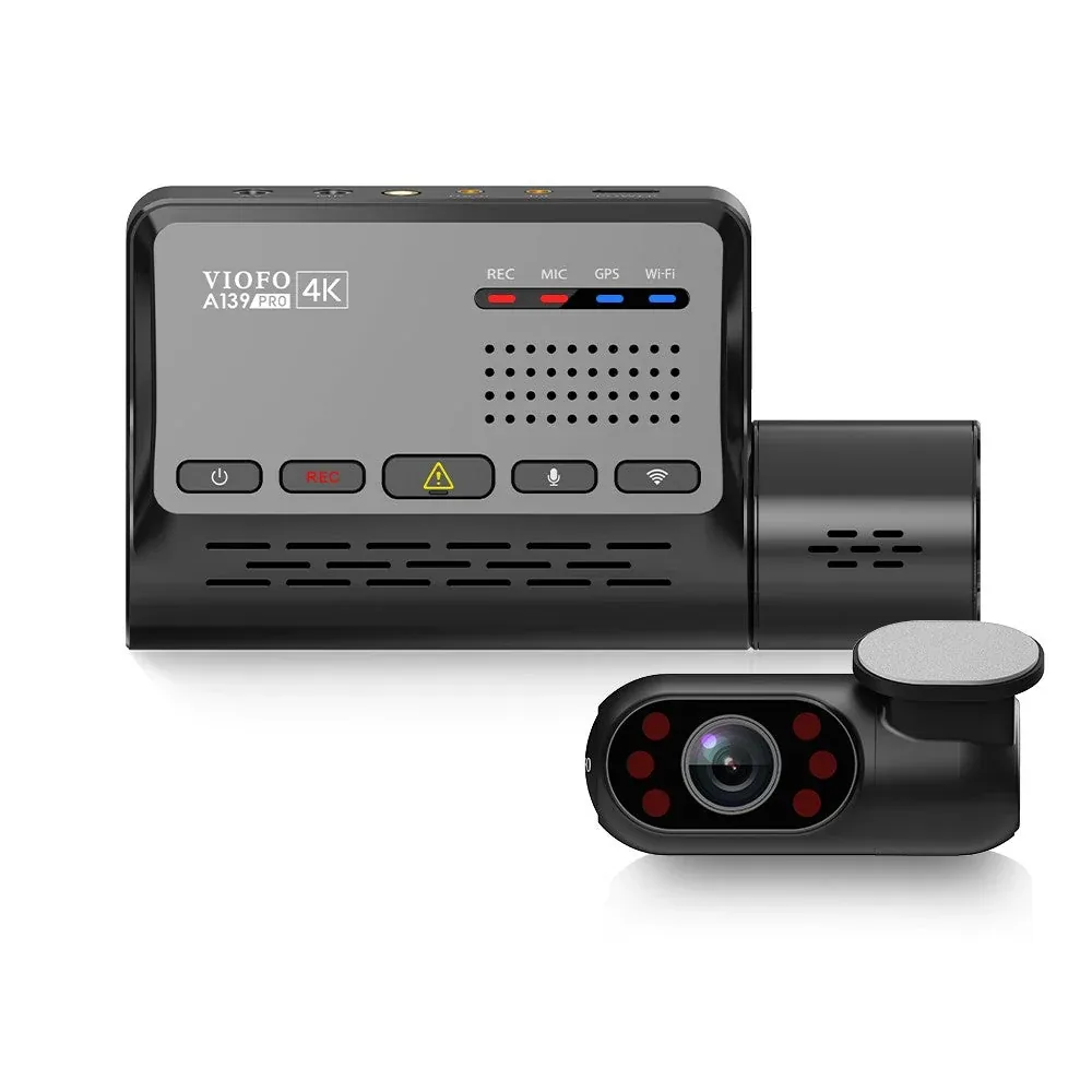 Viofo A139 Pro 2CH IR — 2-channel 2160p dash cam